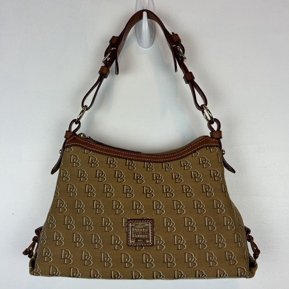 Dooney & Bourke Monogram Purse Prairie Winds Anniversary Hobo Bag Zipper